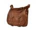 Handcraft's Pure Leather Vintage Buffalo Leather Brown Sling Bag | Cross Body Bag | Satchel Bag For Women 